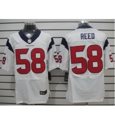 Nike Houston Texans 58 Brooks Reed White Elite NFL Jersey