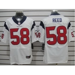 Nike Houston Texans 58 Brooks Reed White Elite NFL Jersey
