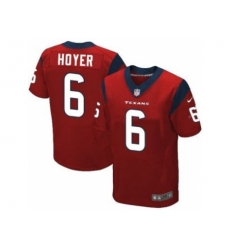 Nike Houston Texans 6 Brian Hoyer Red Elite NFL Jersey