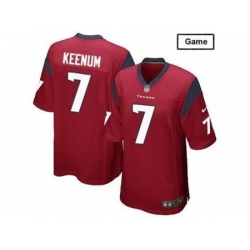 Nike Houston Texans 7 Case Keenum Red Game NFL Jersey