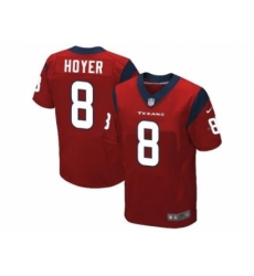 Nike Houston Texans 8 Brian Hoyer Red Elite NFL Jersey