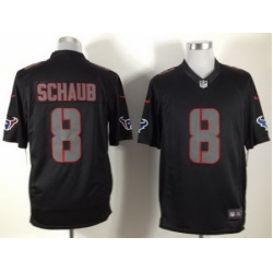 Nike Houston Texans 8 Matt Schaub Black LIMITED Impact NFL Jersey