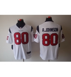 Nike Houston Texans 80 Andre Johnson White LIMITED NFL Jersey