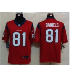 Nike Houston Texans 81 Owen Daniels red Limited NFL Jersey