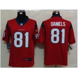 Nike Houston Texans 81 Owen Daniels red Limited NFL Jersey