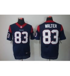 Nike Houston Texans 83 Kevin Walter Blue Elite NFL Jersey