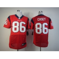 Nike Houston Texans 86 James Casey red Elite NFL Jersey