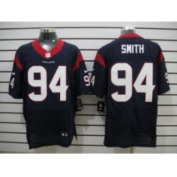 Nike Houston Texans 94 Antonio Smith Blue Elite NFL Jersey