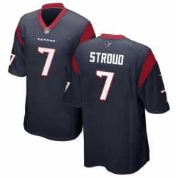 Nike Houston Texans CJ Stroud #7 Blue Vapor Untouchable Limited Stitched NFL Jersey