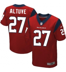 Nike Texans #27 Jose Altuve Red Alternate Mens Stitched NFL Elite Jersey