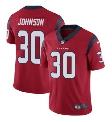 Nike Texans #30 Kevin Johnson Red Alternate Mens Stitched NFL Vapor Untouchable Limited Jersey