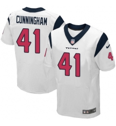 Nike Texans #41 Zach Cunningham White Mens Stitched NFL Elite Jersey