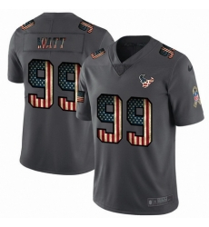 Nike Texans 99 J J  Watt 2019 Salute To Service USA Flag Fashion Limited Jersey