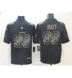 Nike Texans 99 J J  Watt Black Gold Vapor Untouchable Limited Jersey