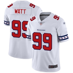 Texans 99 J.J. Watt White Mens Stitched Football Limited Team Logo Fashion Jersey