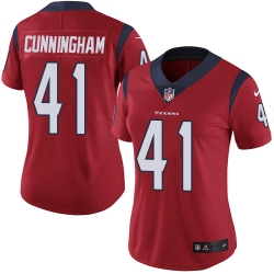 Nike Texans #41 Zach Cunningham Red Alternate Womens Stitched NFL Vapor Untouchable Limited Jersey