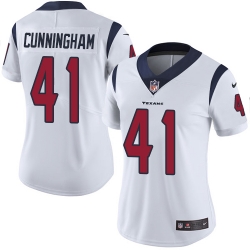 Nike Texans #41 Zach Cunningham White Womens Stitched NFL Vapor Untouchable Limited Jersey