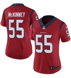 Nike Texans 55 Benardrick McKinney Red Alternate Womens Stitched NFL Vapor Untouchable Limited Jersey