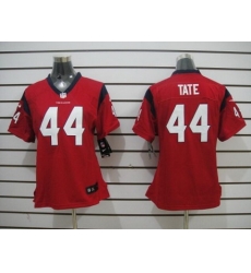 Nike Women Houston Texans #44 Tate Red Jerseys