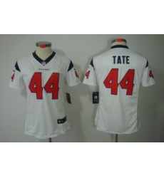 Nike Women Houston Texans #44 Tate White Color[NIKE LIMITED Jersey]