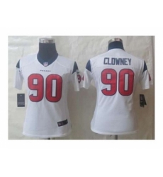 Nike Women Jerseys Houston Texans #90 Clowney white[clowney]