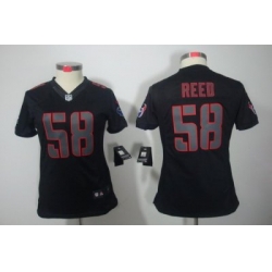 Women Nike Houston Texans #58 Brooks Reed Black Jerseys(Impact Limited)