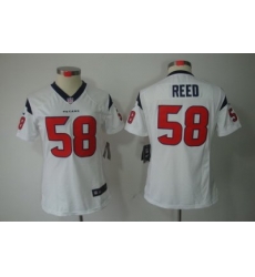 Women Nike Houston Texans #58 Brooks Reed White Color[NIKE LIMITED Jersey]