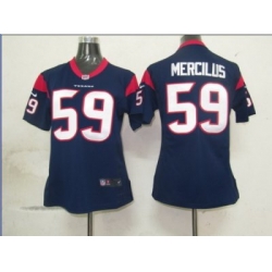 Women Nike NFL Houston Texans 59# Mercilus Game jersey
