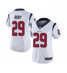 Womens Houston Texans 29 Bradley Roby White Vapor Untouchable Limited Player Football Jersey