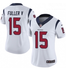 Womens Nike Houston Texans 15 Will Fuller V Elite White NFL Jersey