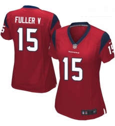 Womens Nike Houston Texans 15 Will Fuller V Game Red Alternate NFL Jersey