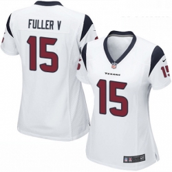 Womens Nike Houston Texans 15 Will Fuller V Game White NFL Jersey