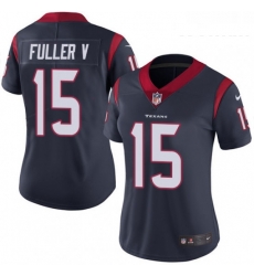 Womens Nike Houston Texans 15 Will Fuller V Limited Navy Blue Team Color Vapor Untouchable NFL Jersey