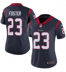 Womens Nike Houston Texans 23 Arian Foster Elite Navy Blue Team Color NFL Jersey