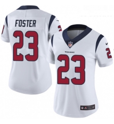 Womens Nike Houston Texans 23 Arian Foster Elite White NFL Jersey