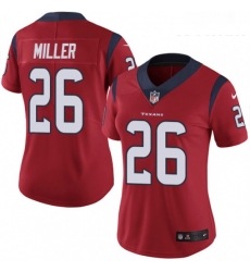 Womens Nike Houston Texans 26 Lamar Miller Limited Red Alternate Vapor Untouchable NFL Jersey