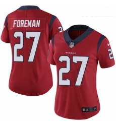 Womens Nike Houston Texans 27 DOnta Foreman Limited Red Alternate Vapor Untouchable NFL Jersey