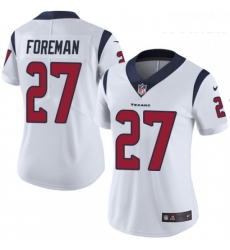 Womens Nike Houston Texans 27 DOnta Foreman Limited White Vapor Untouchable NFL Jersey