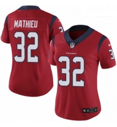 Womens Nike Houston Texans 32 Tyrann Mathieu Red Alternate Vapor Untouchable Limited Player NFL Jersey
