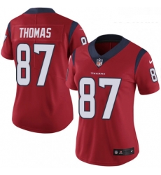 Womens Nike Houston Texans 87 Demaryius Thomas Red Alternate Vapor Untouchable Limited Player NFL Jersey