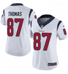 Womens Nike Houston Texans 87 Demaryius Thomas White Vapor Untouchable Limited Player NFL Jersey
