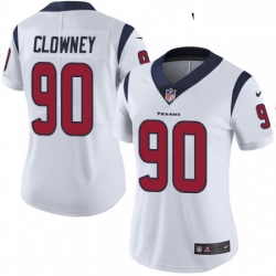 Womens Nike Houston Texans 90 Jadeveon Clowney Limited White Vapor Untouchable NFL Jersey