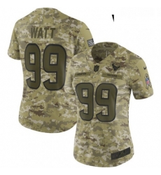 Womens Nike Houston Texans 99 JJ Watt Limited Camo 2018 Salute to Service NFL Jersey