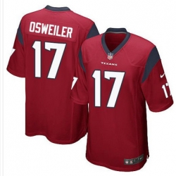 Nike Texans #17 Brock Osweiler Red Alternate Youth Stitched NFL Elite Jersey