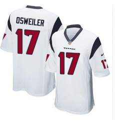 Nike Texans #17 Brock Osweiler White Youth Stitched NFL Elite Jersey