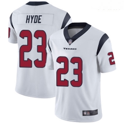 Texans #23 Carlos Hyde White Youth Stitched Football Vapor Untouchable Limited Jersey