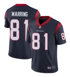 Texans 81 Kahale Warring Navy Blue Team Color Youth Stitched Football Vapor Untouchable Limited Jersey