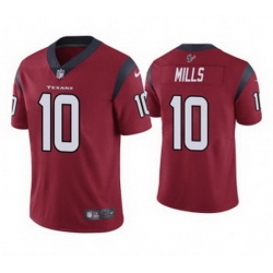 Youth Houston Texans 10 Davis Mills Red Vapor Untouchable Limited Stitched Jersey