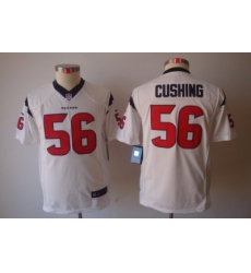 Youth Houston Texans #56 Cushing White Color Limited Jerseys