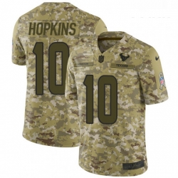 Youth Nike Houston Texans 10 DeAndre Hopkins Limited Camo 2018 Salute to Service NFL Jersey